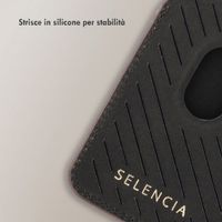 Selencia Portacarte Croco con MagSafe - Choco Brown