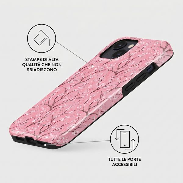 Burga Cover Posteriore Resistente con MagSafe Apple iPhone 15 - Sakura