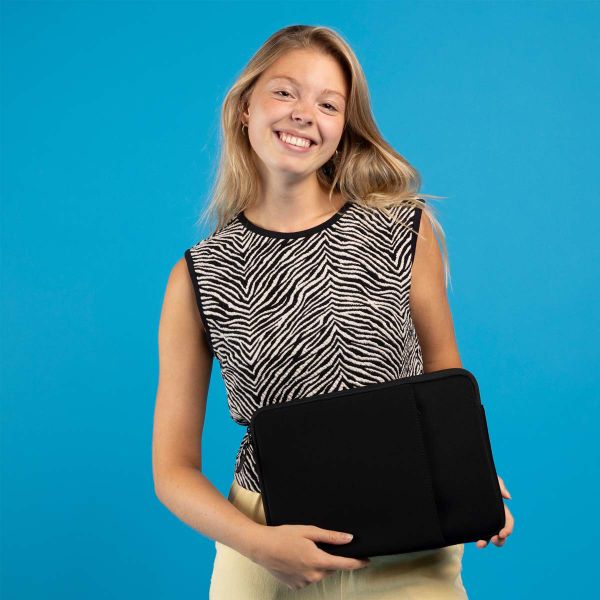 imoshion Cover per laptop 13 pollici - Laptopsleeve con tasca - Black