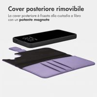 imoshion Cover a libro di lusso 2-in-1 rimovibile Samsung Galaxy A27 (5G) - Viola
