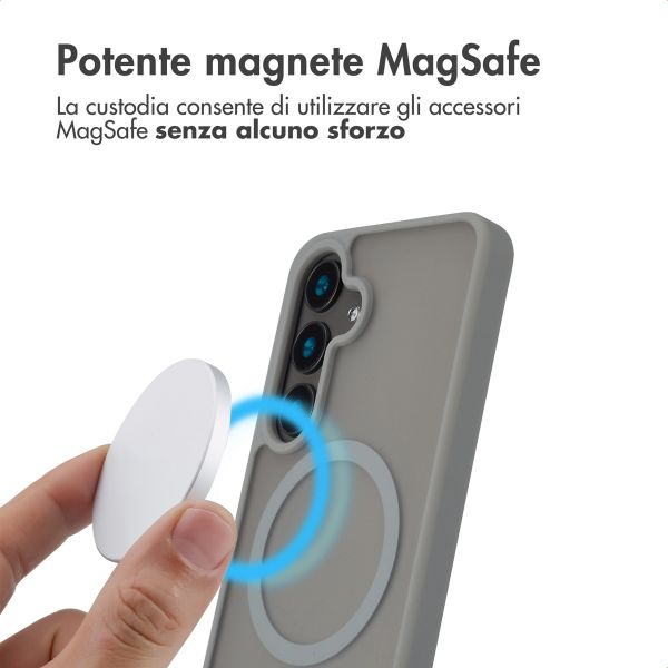 imoshion Cover posteriore Color Guard con MagSafe Samsung Galaxy S24 - Grigio