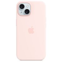 Apple Cover Posteriore in Silicone con MagSafe Apple iPhone 15 - Light Pink