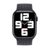 Apple Cinturino Solo intrecciato Apple Watch | 44/45/46/49 mm - Taglia 7 - Midnight