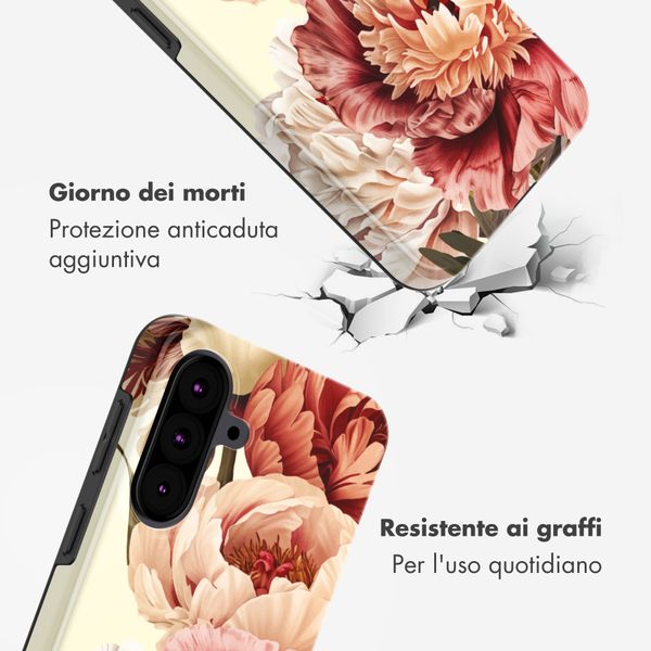 Selencia Cover Posteriore Vivid Samsung Galaxy A37 (5G) - Vintage Peony