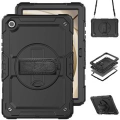 Accezz Cover Posteriore Resistente con tracolla Samsung Galaxy Tab A9 Plus - Nero