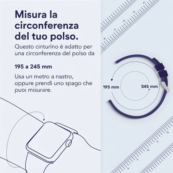 Apple Cinturino sportivo Apple Watch | 44/45/46/49 mm - Taglia XL - Midnight