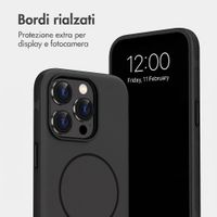 imoshion Cover posteriore Color con Thin MagSafe Ring Apple iPhone 15 Pro - Nero