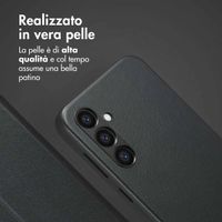Accezz Cover in pelle 2 in 1 con MagSafe Samsung Galaxy S24 Plus - Onyx Black