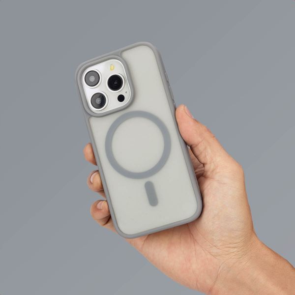 imoshion Cover posteriore Color Guard con MagSafe Apple iPhone 15 Pro - Grigio