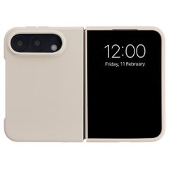 Accezz Cover in silicone liquido con MagSafe Apple iPhone Duo - Stone