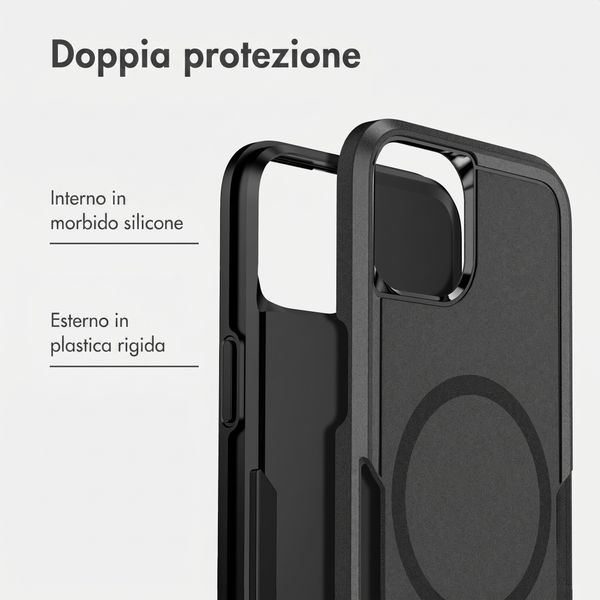 imoshion Cover posteriore con MagSafe Apple iPhone 15 - Nero