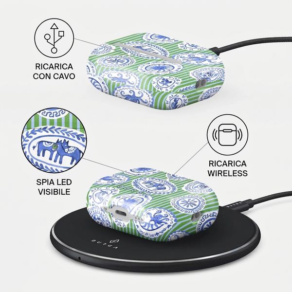 Burga Cover rigida Apple AirPods Pro 3 - Taverna