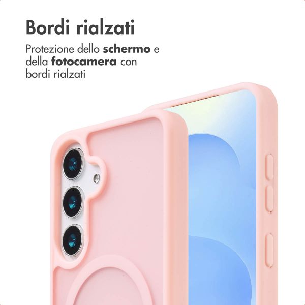 imoshion Cover posteriore Color Guard con MagSafe Samsung Galaxy S25 - Rosa chiaro