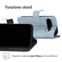 imoshion Cover a libro di Lusso Google Pixel 11 Pro - Azzurro