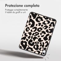 imoshion Cover Trifold Design Apple iPad Air 13 pollici (2026) M4 / (2025) M3 / (2024) M2 - Leopard