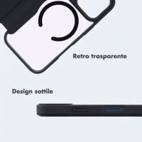imoshion Bookcase trasparente con MagSafe Apple iPhone 17 Pro - Nero