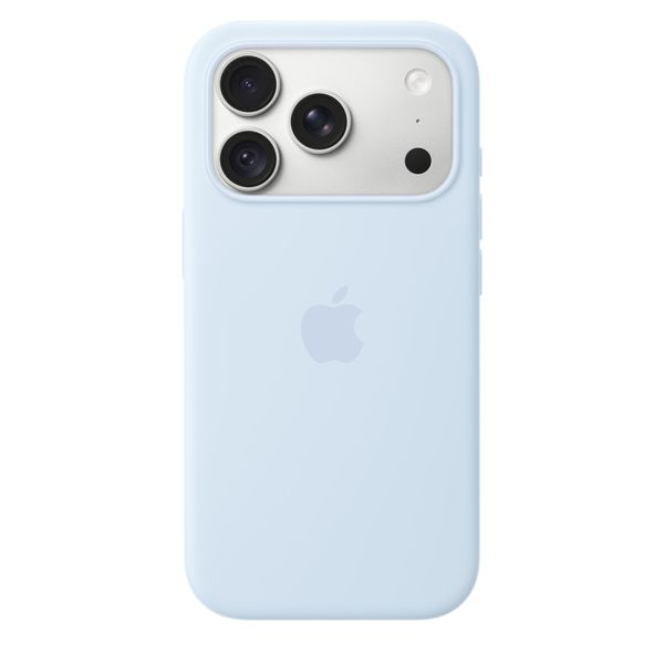 Apple Cover in silicone con MagSafe Apple iPhone 18 Pro - Crisp Blue