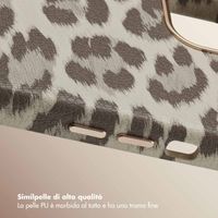 Selencia Cover Sabi Stampa pantera con MagSafe Apple iPhone 13 - Soft Ivory