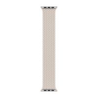 Apple Cinturino Solo intrecciato Apple Watch | 44/45/46/49 mm - Taglia 7 - Starlight