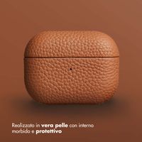 Accezz Cover in vera pelle  Apple AirPods Pro 2 - Cognac