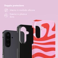 Selencia Cover Posteriore Vivid Samsung Galaxy A57 (5G) - Dream Swirl Pink