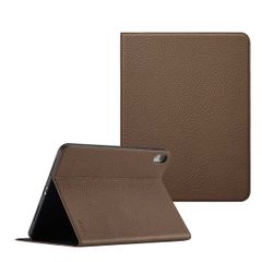 Selencia Cover Riva Apple iPad 11 (2025) 11 pollici A16 / iPad 10 (2022) 10.9 pollici - Mocha Brown