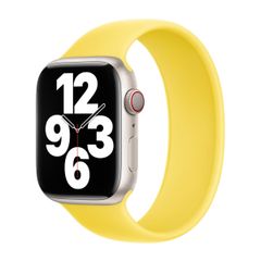 Apple Cinturino Solo Loop Apple Watch | 38/40/41/42 mm - Taglia 7 - Canary Yellow