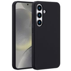 Accezz Cover in silicone liquido con MagSafe Samsung Galaxy S25 - Nero
