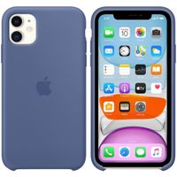 Apple Cover in Silicone Apple iPhone 11 - Linen Blue