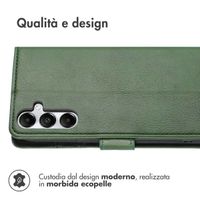imoshion Cover a libro di Lusso Samsung Galaxy A17 (5G) / (4G) - Verde