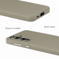 Accezz Cover Mesh con MagSafe Samsung Galaxy S25 / S24 - Grigio scuro