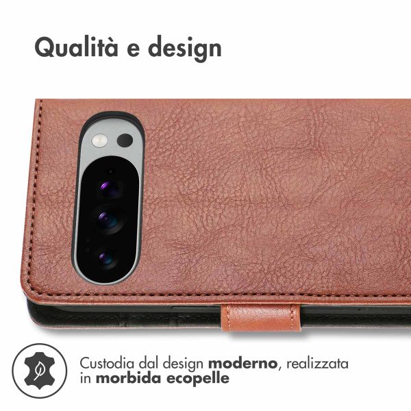 imoshion Cover a libro di Lusso Google Pixel 10 / 10 Pro - Marrone