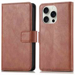 imoshion Cover a libro di Lusso Apple iPhone 16 Pro Max - Marrone