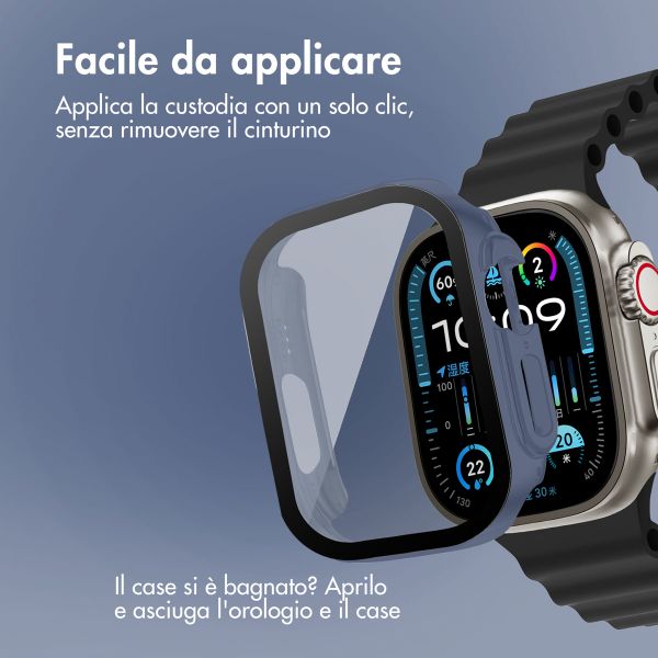 imoshion Cover rigida integrale Apple Watch Ultra / Ultra 2 / Ultra 3 - 49 mm - Blu scuro