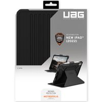 UAG Cover a libro Metropolis Apple iPad 11 (2025) 11 pollici A16 / iPad 10 (2022) 10.9 pollici - Nero