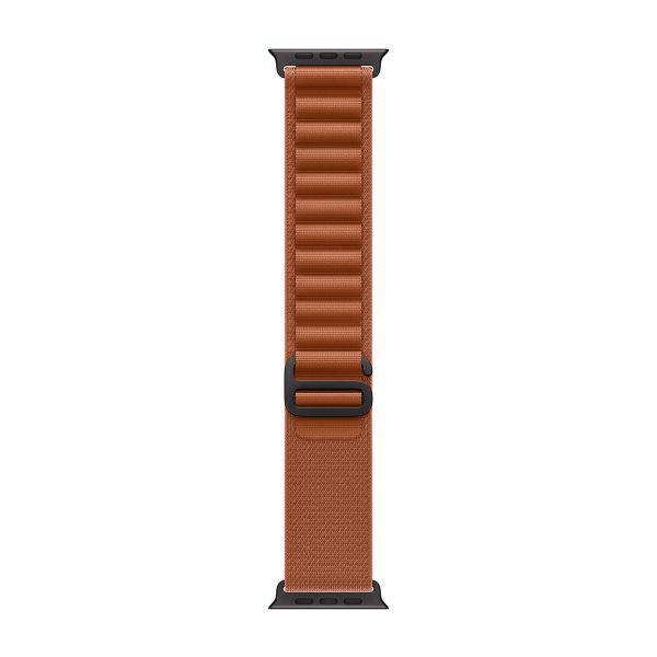 Apple Cinturino Alpine Loop Apple Watch | 44/45/46/49 mm - Taglia S - Terracotta / Black Titanium
