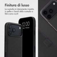 Accezz Cover in pelle 2 in 1 con MagSafe Apple iPhone 18 Pro Max / 17 Pro Max - Onyx Black