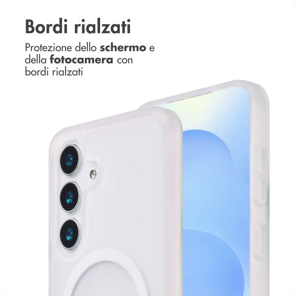 imoshion Cover posteriore Color Guard con MagSafe Samsung Galaxy S25 - Bianco