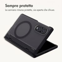 imoshion Frosted Backcover con MagSafe e supporto Samsung Galaxy Z Fold 8 - Nero