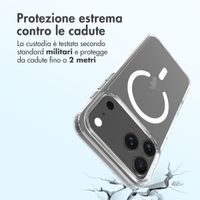 Accezz Cover posteriore Xtreme Impact con MagSafe Apple iPhone 17 Pro Max - Trasparente