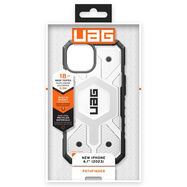 UAG Cover Posteriore Pathfinder con MagSafe Apple iPhone 15 - Ice Clear