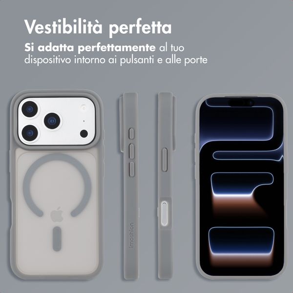 imoshion Cover posteriore Color Guard con MagSafe Apple iPhone 17 Pro - Grigio