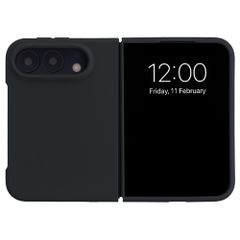 Accezz Cover in silicone liquido con MagSafe Apple iPhone Duo - Nero