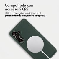 Accezz Backcover Edge con MagSafe Samsung Galaxy S25 FE - Verde