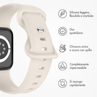 imoshion Cinturino in silicone⁺ Apple Watch | 44/45/46/49 mm - Taglia M/L - Starlight