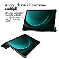 imoshion Cover Trifold Design Samsung Galaxy Tab S10 Plus / Tab S9 FE Plus / Tab S9 Plus - Don't touch