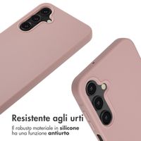imoshion Cover in Silicone con Cordino Samsung Galaxy S24 FE - Sand Pink