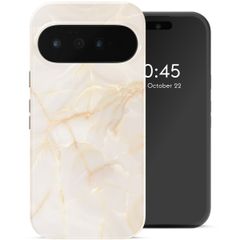 Selencia Cover posteriore Vivid con MagSafe Google Pixel 11 - Golden Beige Marble