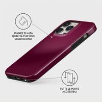 Burga Cover Posteriore Resistente con MagSafe Apple iPhone 13 Pro - Dark Cherry