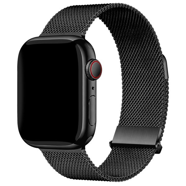 imoshion Milanees magnetisch bandje Apple Watch | 38/40/41/42 mm - Zwart
